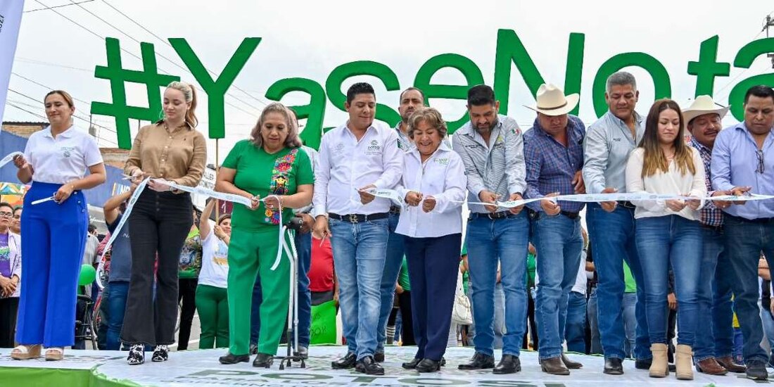Ricardo Gallardo entrega rehabilitación de avenida José de Gálvez en San Luis Potosí.