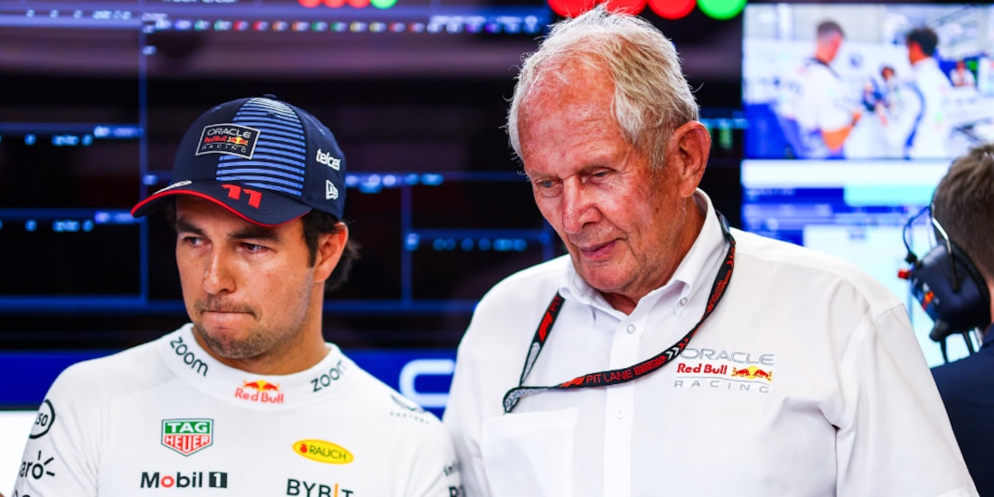 Helmut Marko volvió a atacar a Checo Pérez en una entrevista.