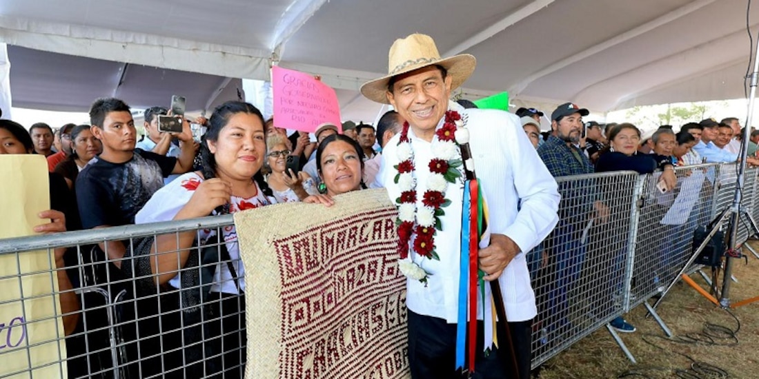 Salomón Jara, gobernador de Oaxaca.