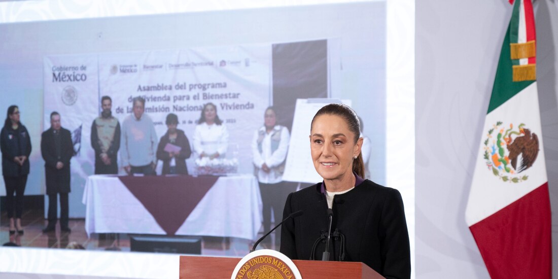 Claudia Sheinbaum, presidenta de México.