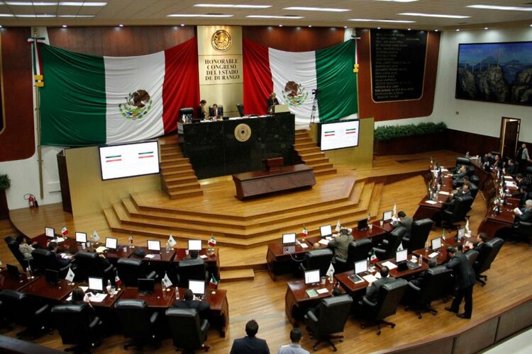 El Congreso de Durango en foto de archivo.