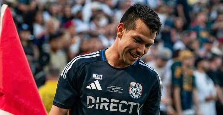 El mexicano Chucky Lozano en un partido con el San Diego FC