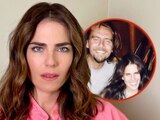 Karla Souza se despide de su hermano.