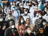 Trabajadores de la salud en Nueva York, el jueves 4 de junio de 2020.