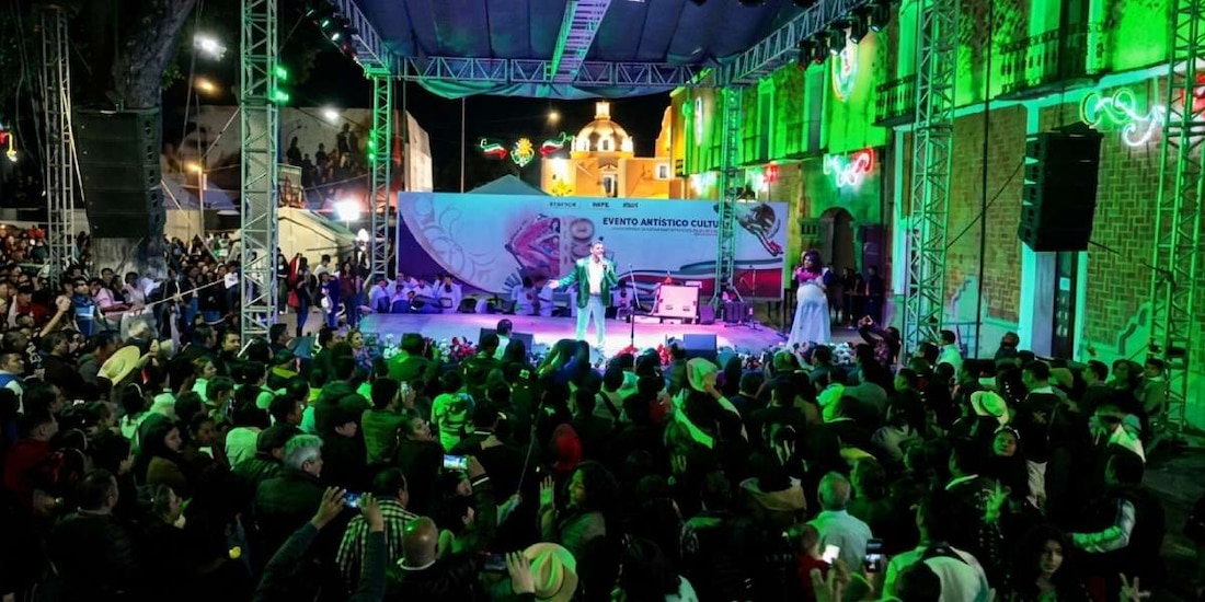 El Gobierno de Tlaxcala alista el programa oficial para las Fiestas Patrias 2026 en el Zócalo local.