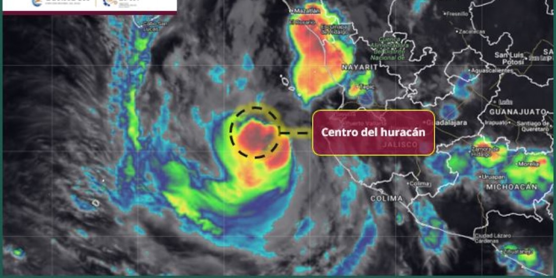Huracán Simón continúa su trayectoria en el Pacífico