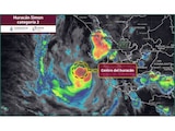 Huracán Simón continúa su trayectoria en el Pacífico