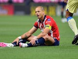 Javier 'Chicharito' Hernández durante el clásico de la Fecha 12 de la Liga MX entre Chivas y América, el pasado 16 de marzo.