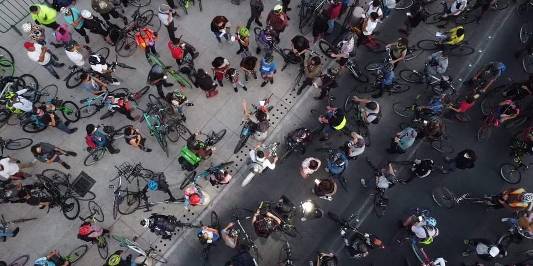 Rodada de Ciclistas .