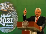 Andrés Manuel López Obrador (AMLO), Presidente de México, el 7 de junio de 2021.