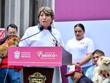 Delfina Gómez, gobernadora del Edomex, hizo un llamado los mexiquenses para ser responsables con sus mascotas y a denunciar el maltrato animal.