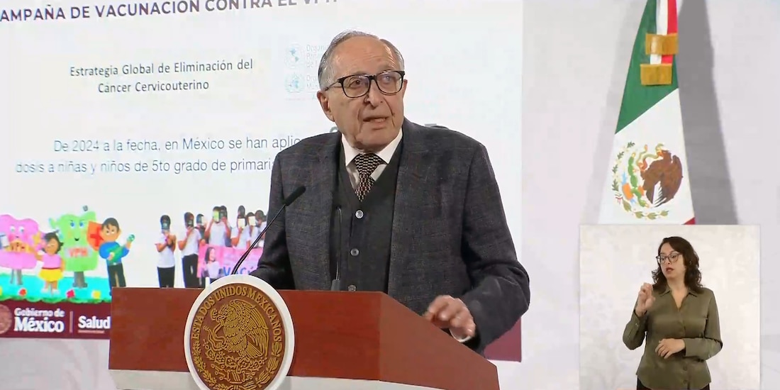 México avanza en la inmunización contra el virus del papiloma humano, informa el secretario David Kershenobich.