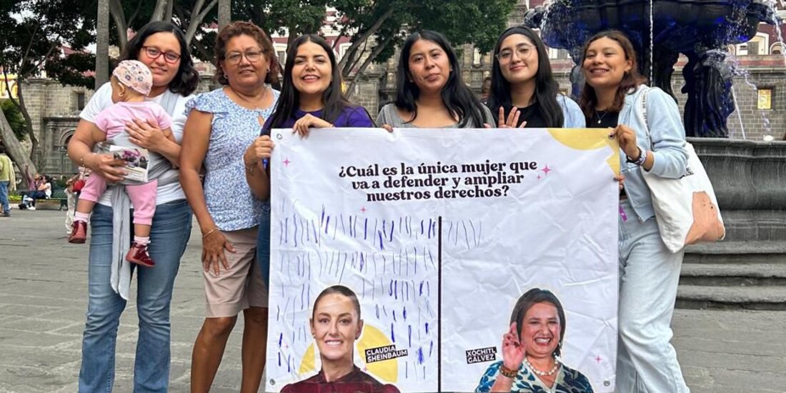 Mujeres de todo México apoyan a Claudia Sheinbaum como defensora de sus derechos.