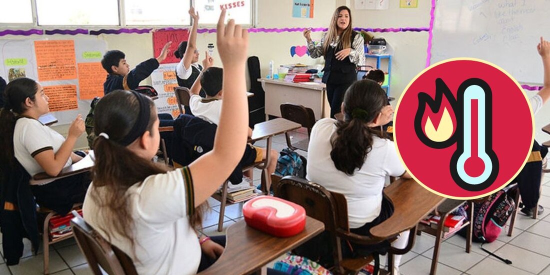 Cambiarán el horario de clases por las altas temperaturas.