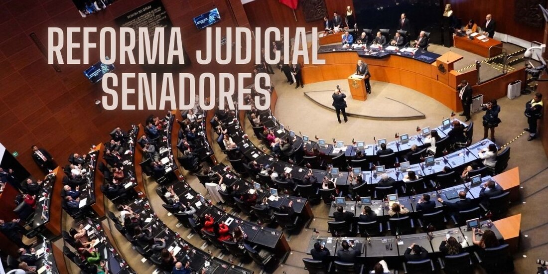 Senadores discutirán la reforma judicial.