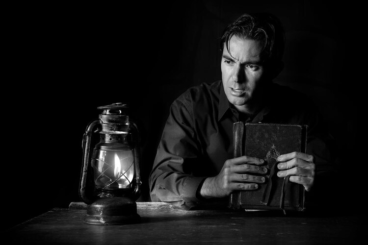 Ernesto D’Alessio durante el montaje