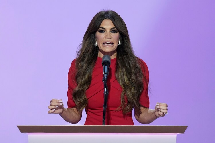 Kimberly Guilfoyle, durante la Convención Nacional Republicana, el pasado 17 de julio.