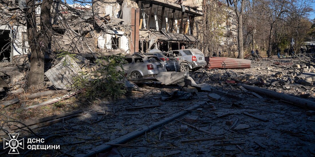 Fuerzas ucranianas muestran el daño ocasionado por el invasor.