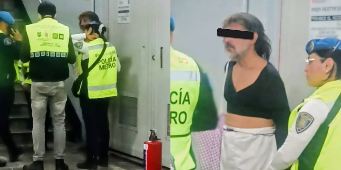 Usuarios denunciaron que hombre con prendas femeninas intentó viajar en el vagón exclusivo de mujeres.