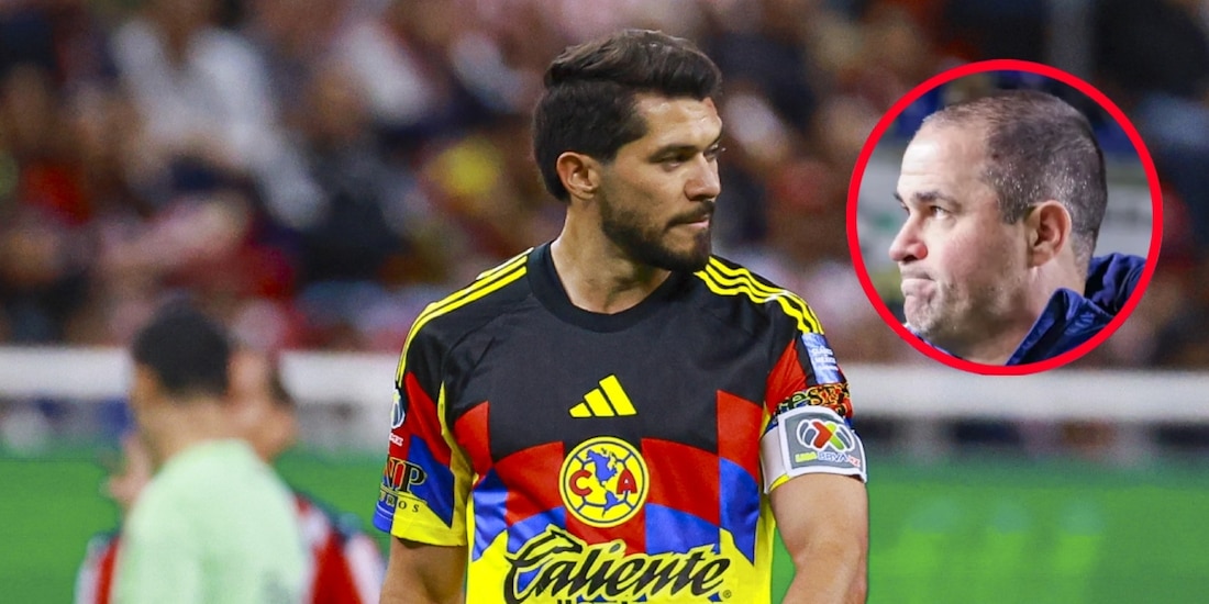 Henry Martín y André Jardine tuvieron una charla luego de la derrota de América ante Chivas.