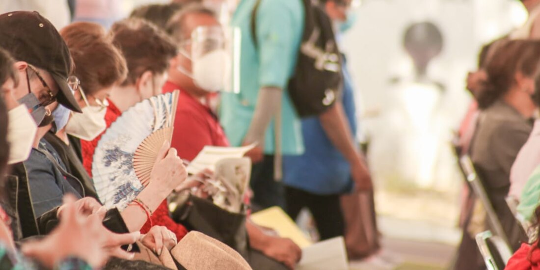 Jornada de vacunación en la alcaldía Tlalpan.