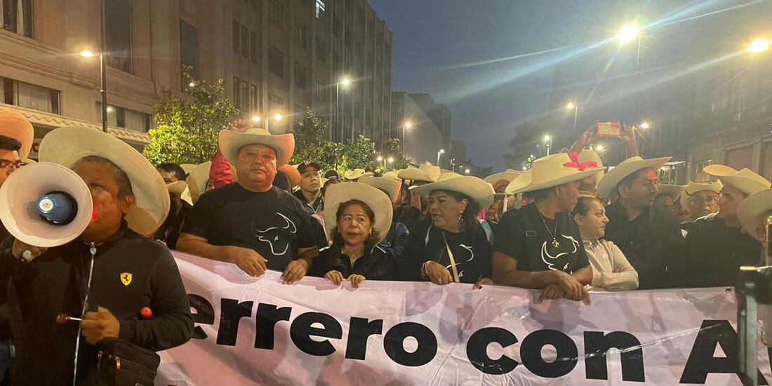 Simpatizante de AMLO en el Centro de CDMX.