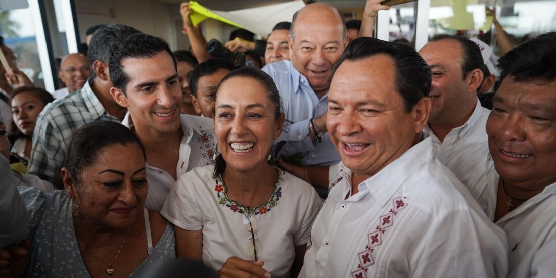 Sheinbaum en Yucatán.