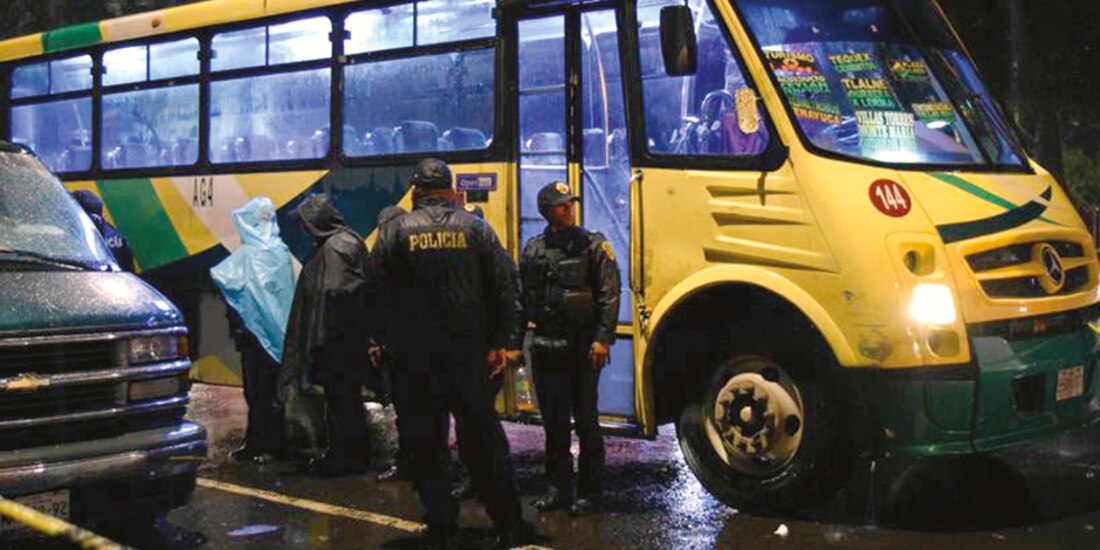 Un asaltante murió tras intentar robar un autobús, en la GAM, en marzo de 2018.