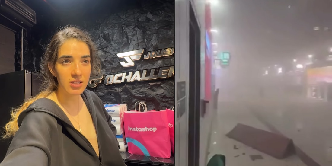 Jousfit y su familia se resguardan de bombas en Dubái