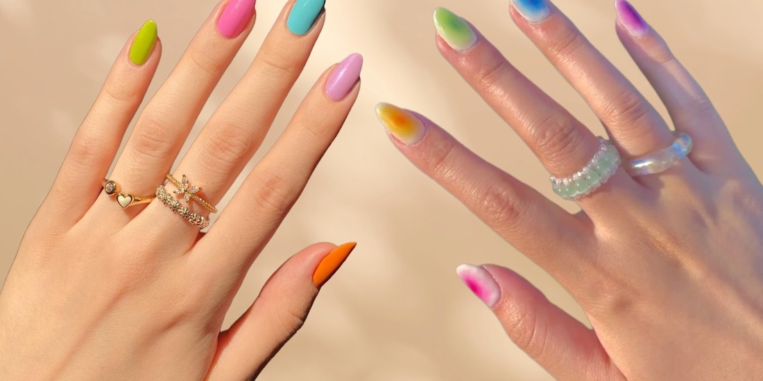 Uñas que cambian de color en 5 segundos