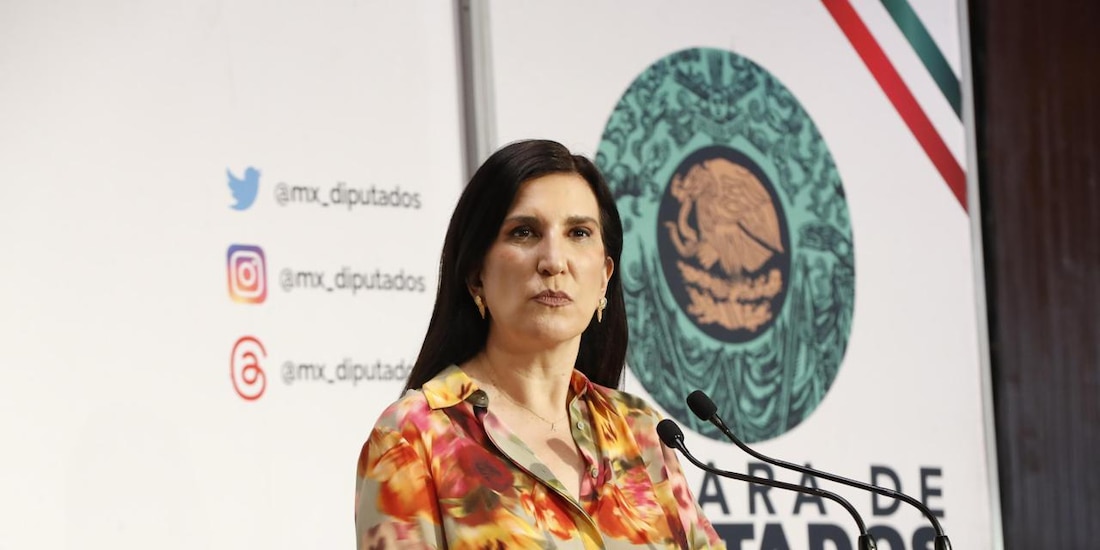 Kenia López Rabadán, presidenta de la Cámara de Diputados