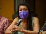 María Elena Ríos saxofonista y víctima de violencia ácida participó en el Foro Violencia Química o Ácida
