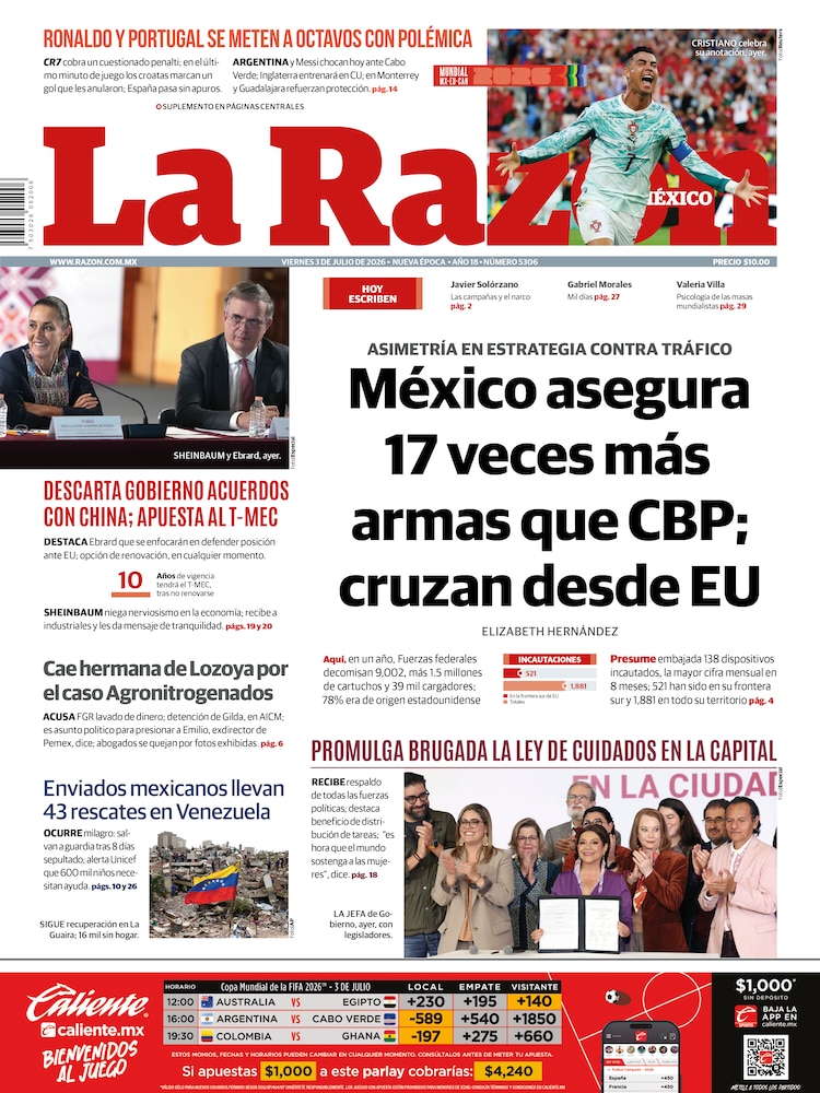 La Razón 03 Julio 2026