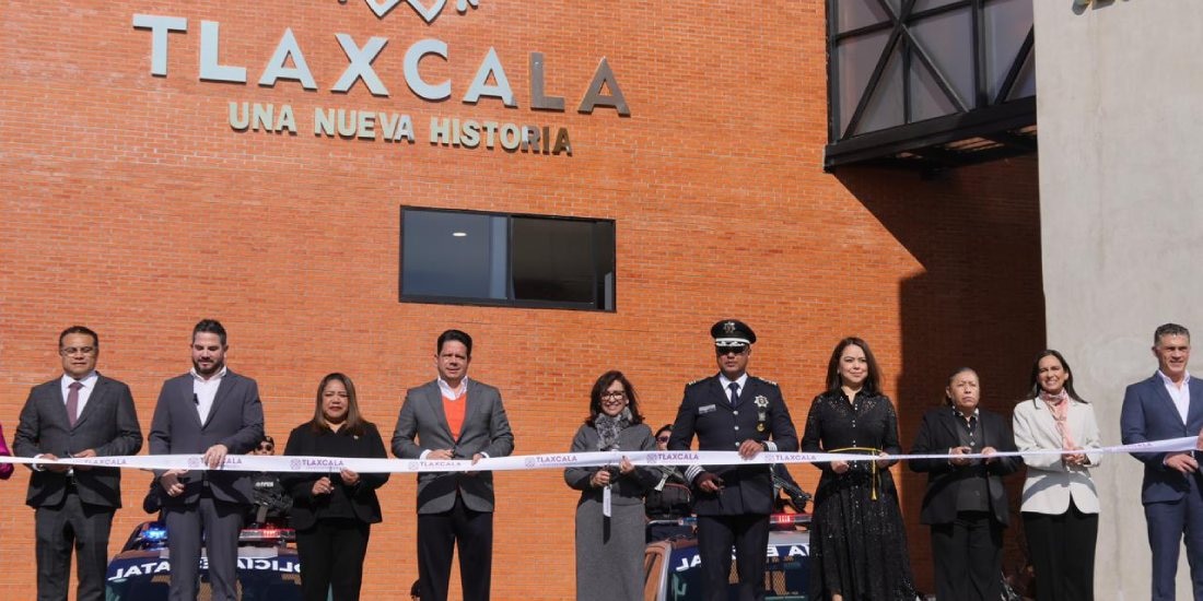 Lorena Cuéllar inaugura instalaciones de la SSC y de la Academia de Formación policial.