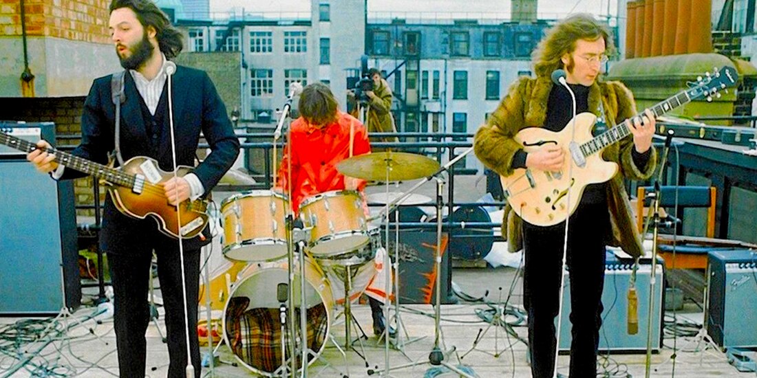 El concierto en la azotea londinense de Savile Row, 30 de enero de 1969.