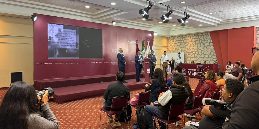 Conferencia de prensa este jueves.