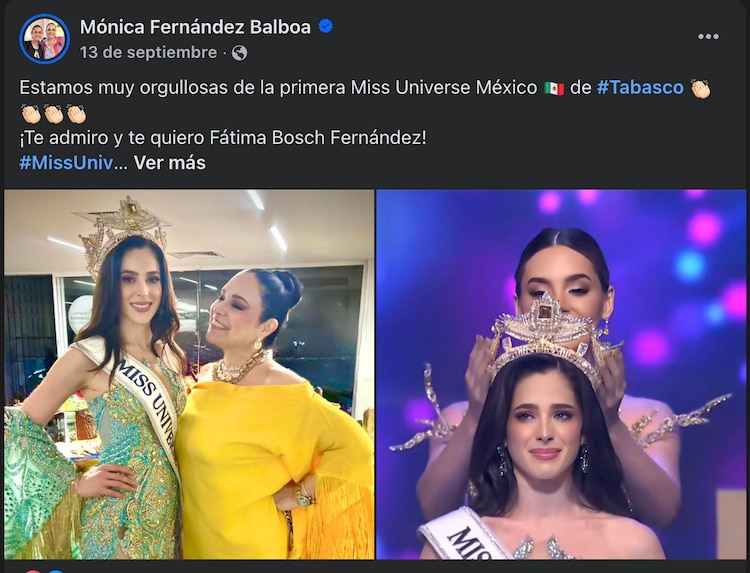 Mónica Fernández apoyó a su sobrina en todas las etapas para llegar a Miss Universo