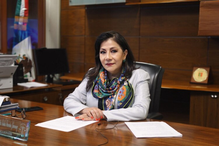 Estela Fuentes, presidenta del TJA de Ciudad de México, en imagen de archivo.