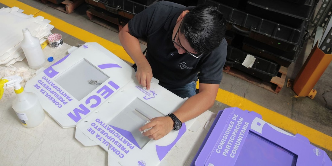 IECM alista materiales para votaciones comunitarias y consulta ciudadana