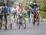 Cientos gozaron ayer del paseo ciclista; esta actividad se reanudó el 14 de marzo pasado.