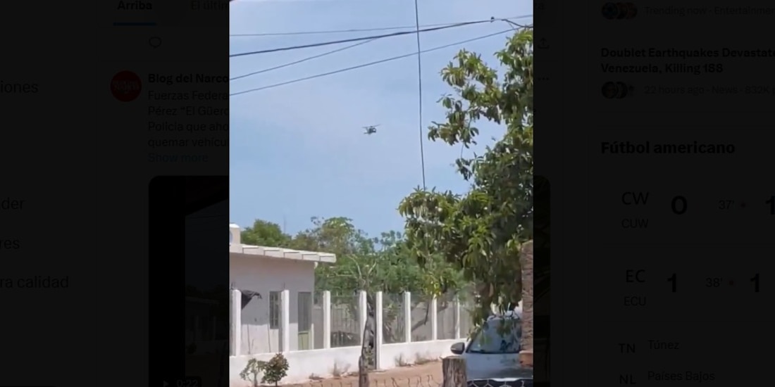 Lo sucedido este jueves en Sinaloa.