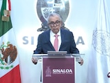 Rubén Rocha, gobernador de Sinaloa, en un mensaje a medios.