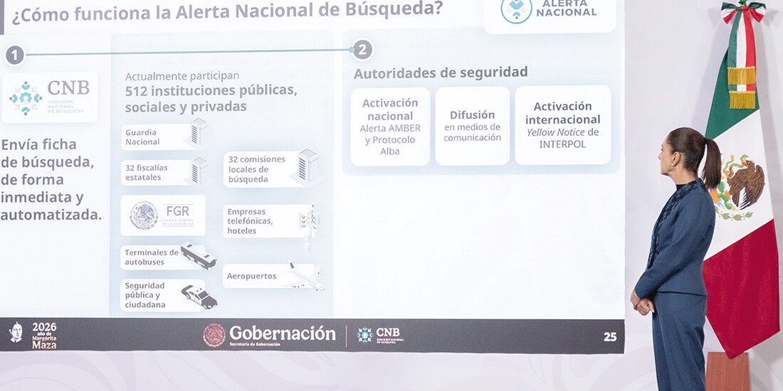 LA PRESIDENTA Claudia Sheinbaum, ayer.