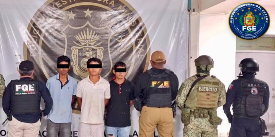 Caen tres por asesinato de una mujer en Guerrero.