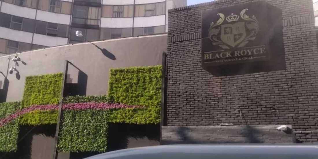 Black Royce, ubicado en Naucalpan, Estado de México, donde fue hallado sin vida Iñigo Arenas.