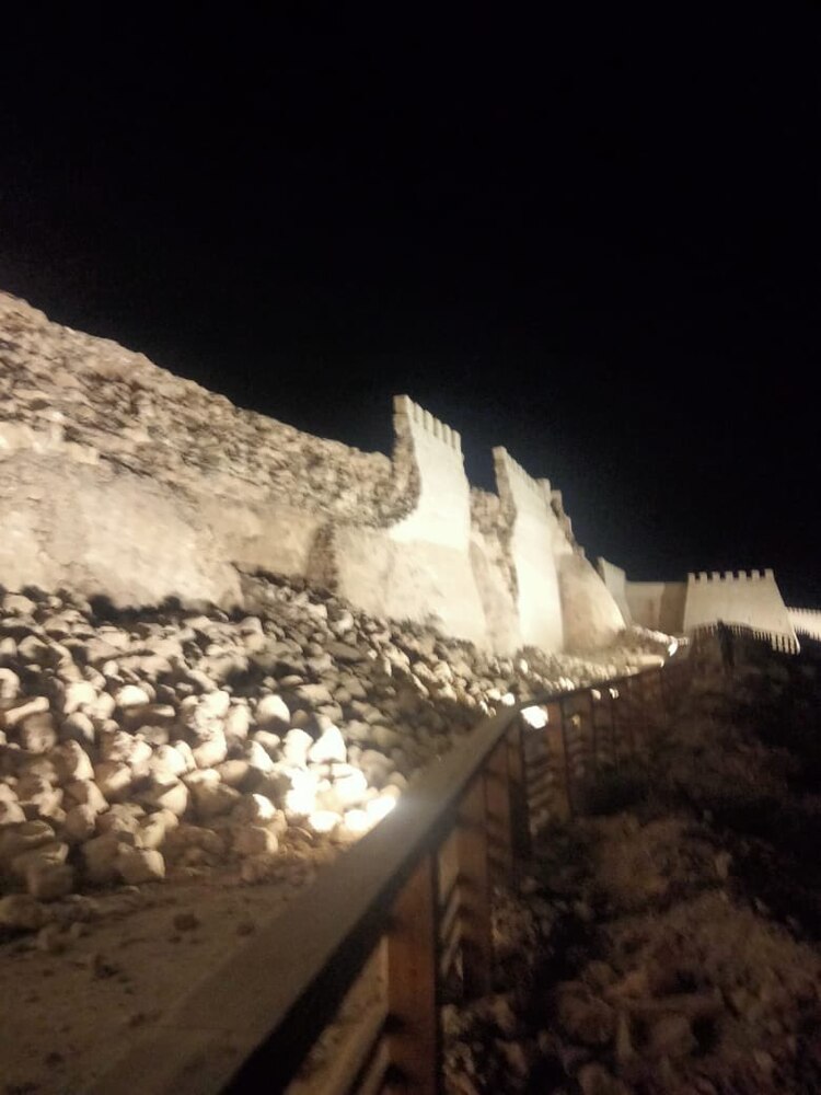 Imágenes difundidas en redes de los daños por el sismo en Marruecos.