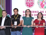 Clara Brugada inaugura centro internacional de medios para el Mundial.