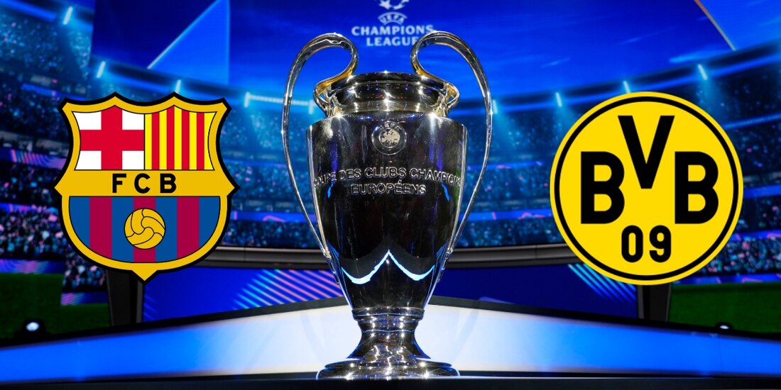 Barcelona y Borussia Dortmund se miden en la Champions League