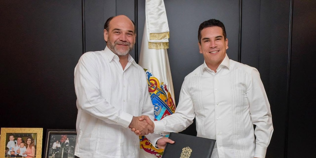 Carlos Medina Hernández y Alejandro Moreno Cárdenas, el 12 de junio de 2019.