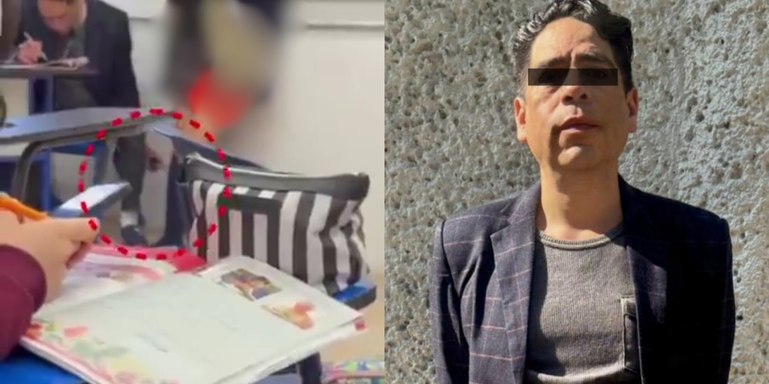 Cae profesor acusado de grabar a alumnas en salón